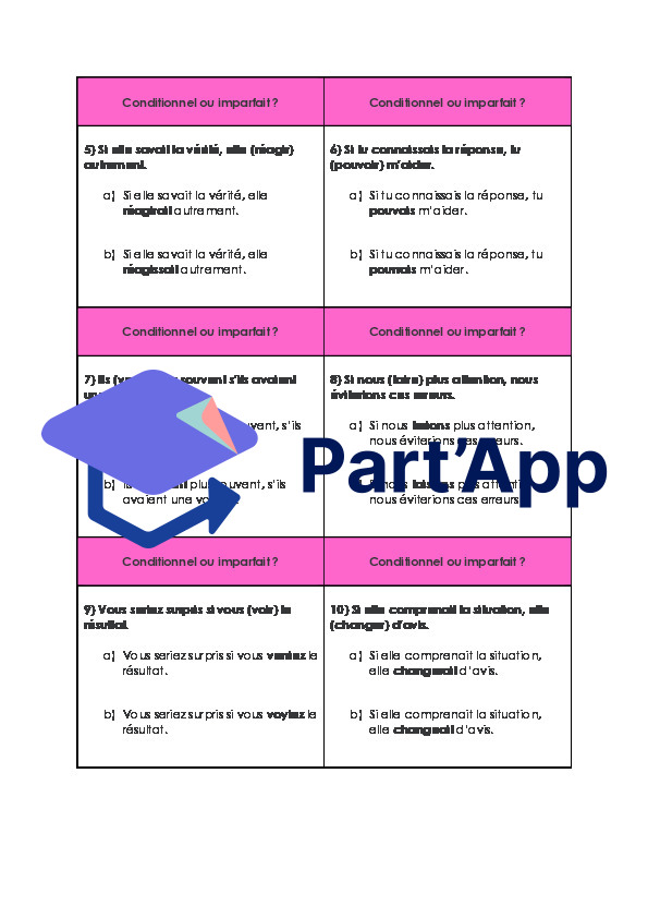 Conditionnel ou imparfait_6