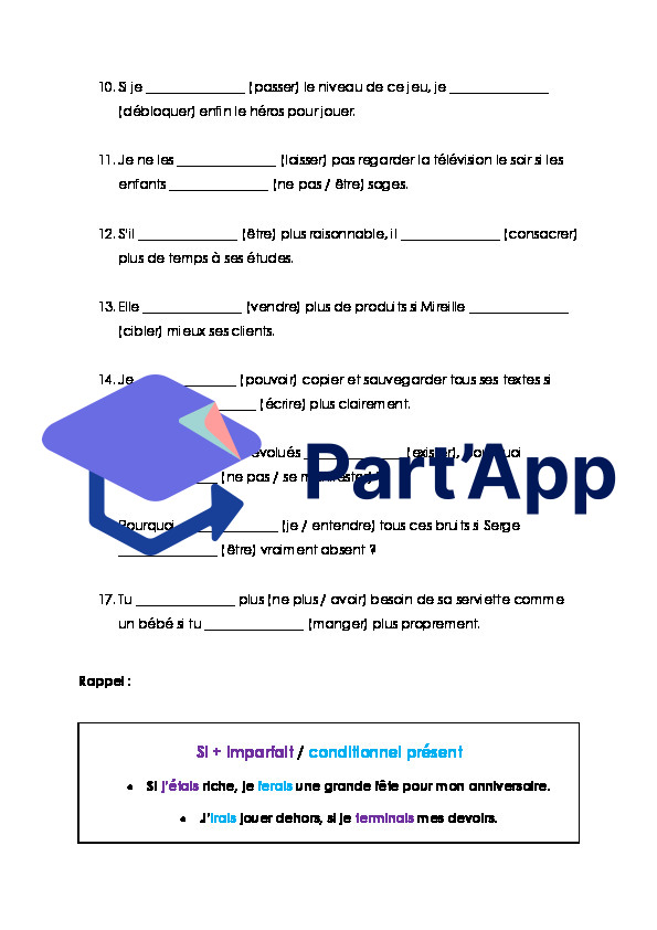 Conditionnel ou imparfait_10