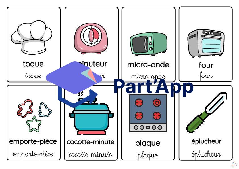 Carte de vocabulaire - les ustensiles de cuisine_20