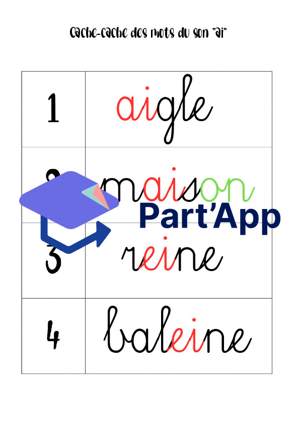 Jeu de lecture T4 - son ai-ei_4