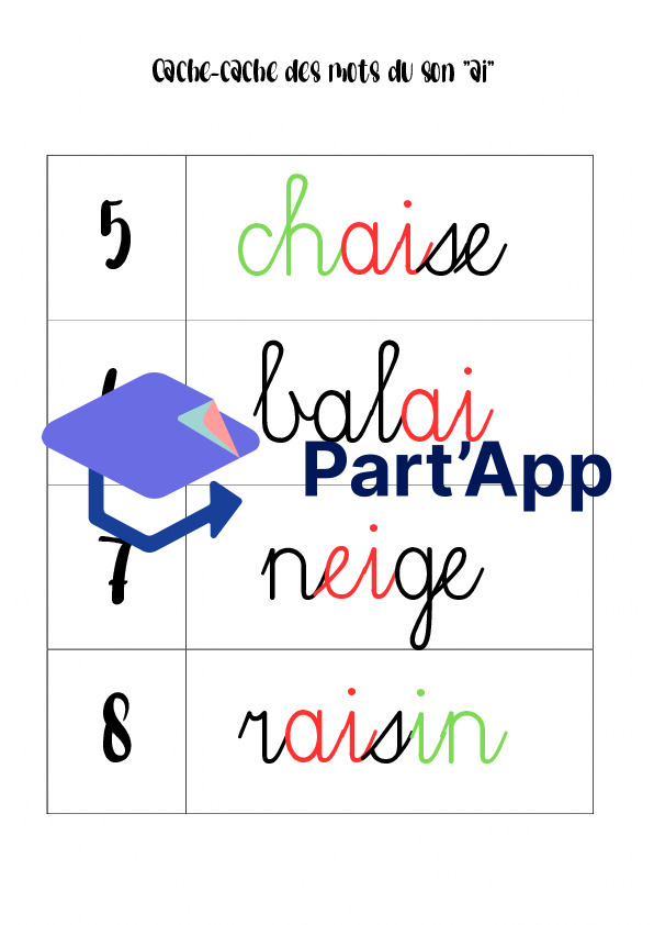 Jeu de lecture T4 - son ai-ei_5