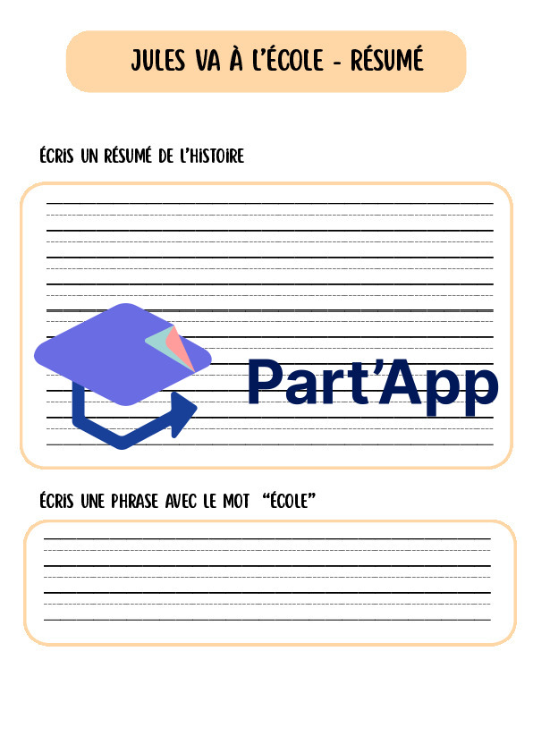 Rallye Lecture Jules va à l'école – Exploitation pédagogique (Mots croisés, Mots mêlés, Questions, Labyrinthe)_11