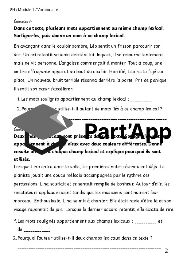 Dossier le champ lexical M1 8H_3