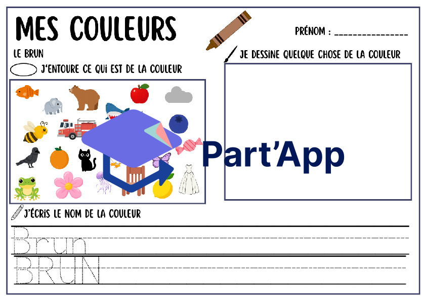 Mon Dossier des Couleurs – Cycle 1 (1H-2H) | Couleurs de l'arc-en-ciel, Couleurs Primaires, Mélanges Simples et Nuances (Avec Corrigés)_20