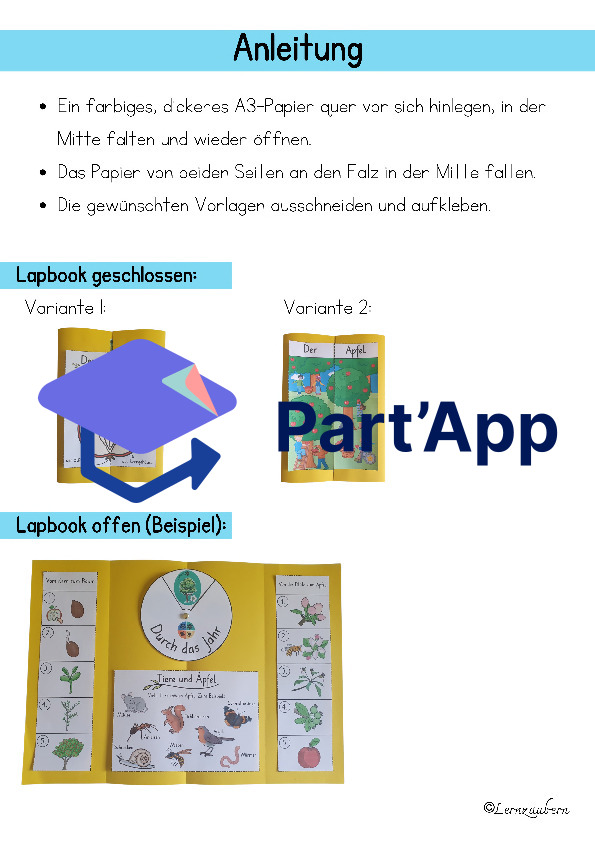 Lapbook Apfel für den Kindergarten_11