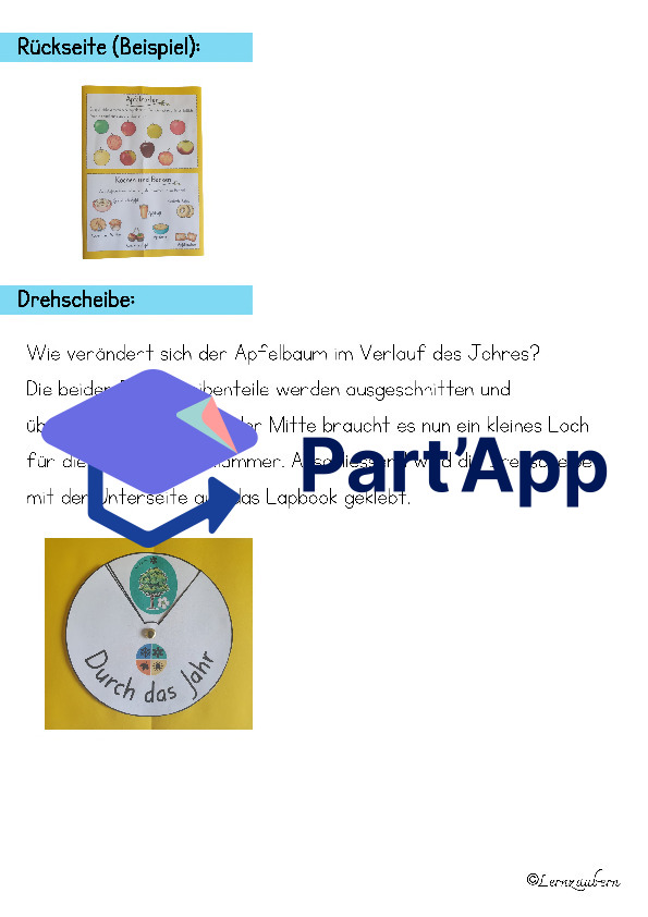 Lapbook Apfel für den Kindergarten_2
