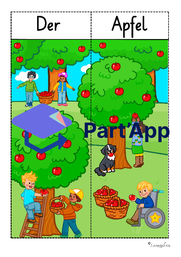 Lapbook Apfel für den Kindergarten_4