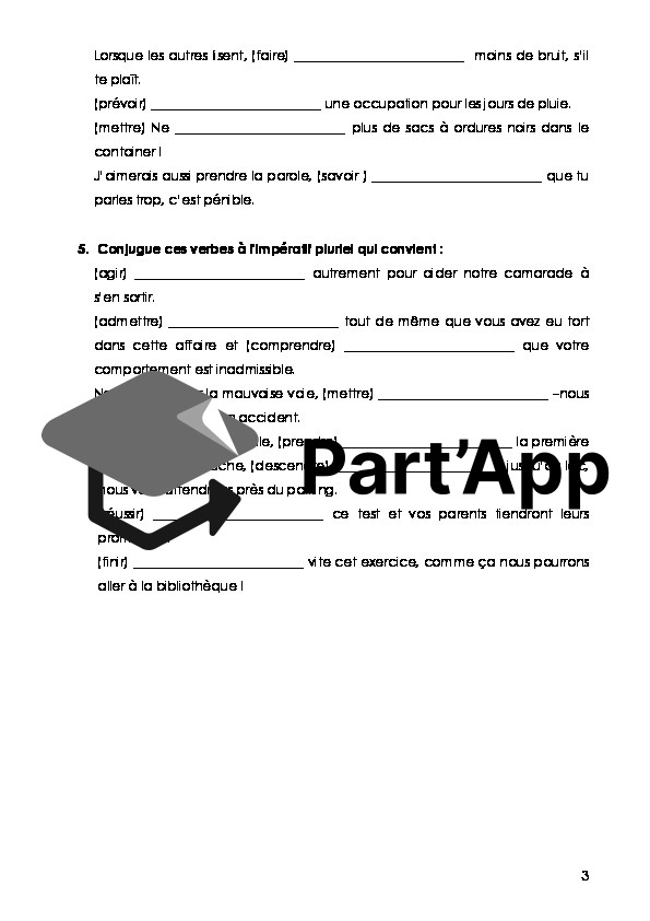 Dossier de conjugaison - l'impératif_5