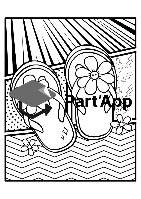 Pop Art Ausmalbilder Sommer_6