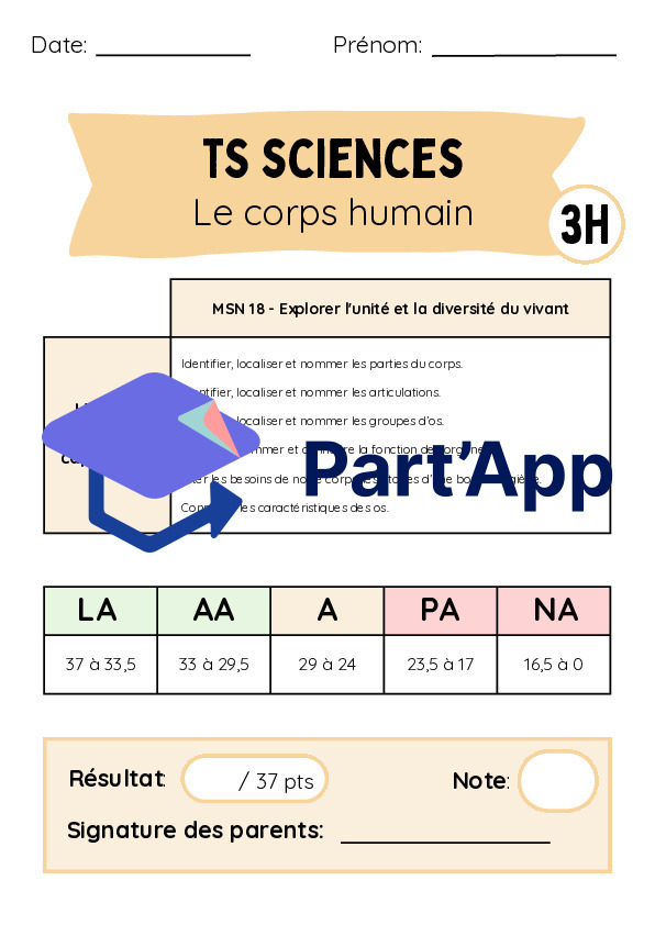 3H-4H: TS CE "le corps humain"_2