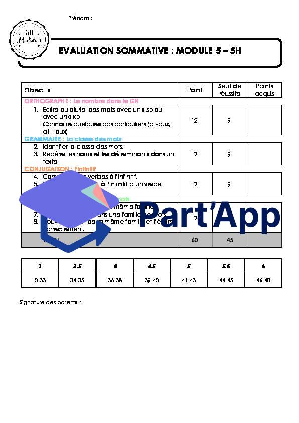 5P - M5 - Evaluation du module 5_8