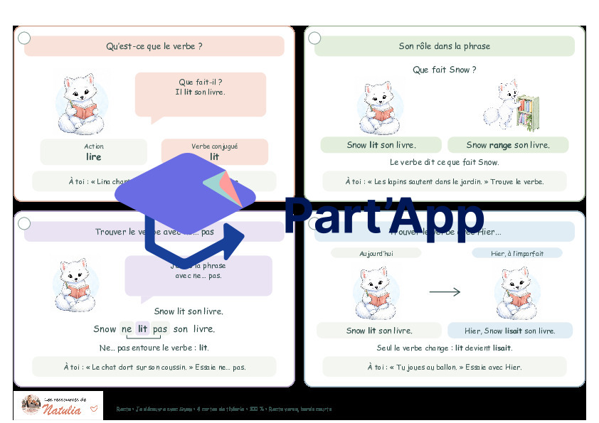 🐾 Mon atelier autocorrectif de grammaire : trouver le verbe – 5–6H | 4 CHF 🐾_2