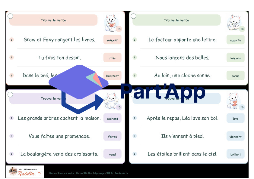 🐾 Mon atelier autocorrectif de grammaire : trouver le verbe – 5–6H | 4 CHF 🐾_10