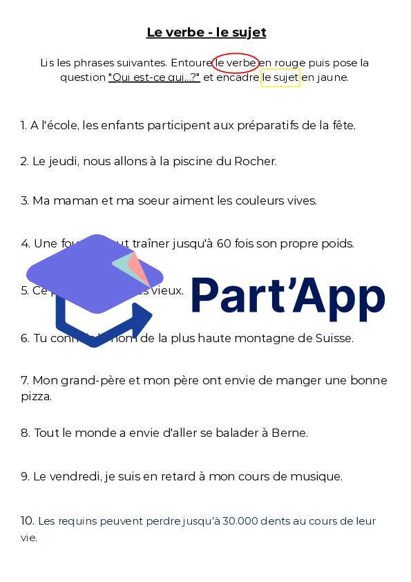 Trouver sujet et verbe_2