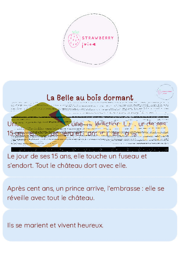 3P 4P 5P - français - atelier - compréhension de l'écrit - 5 contes_2