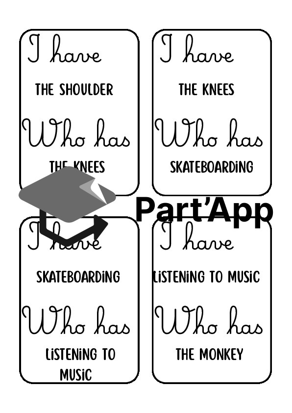 Jeu d'Anglais 8H "I have... Who has...?" – Rituel de Vocabulaire HarmoS / More!_7
