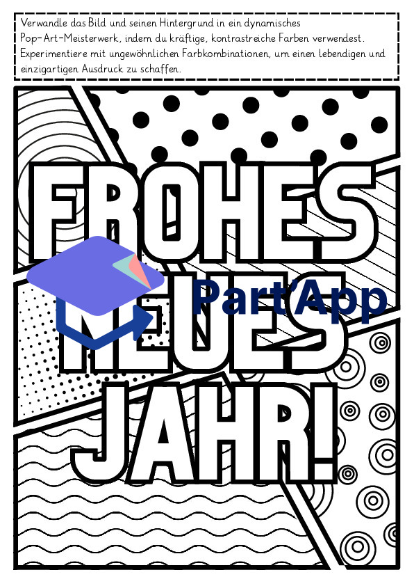 Neujahr Pop Art Grusskarte 2026_4