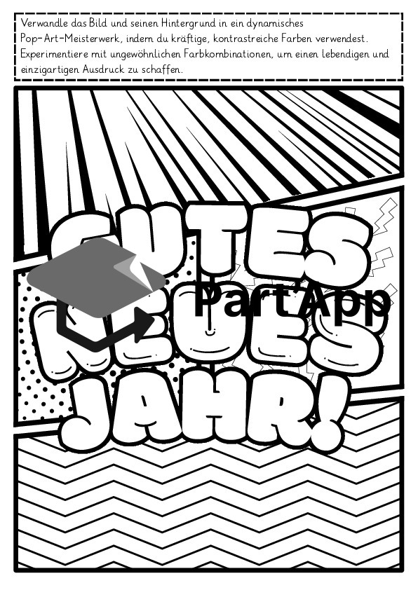 Neujahr Pop Art Grusskarte 2026_6