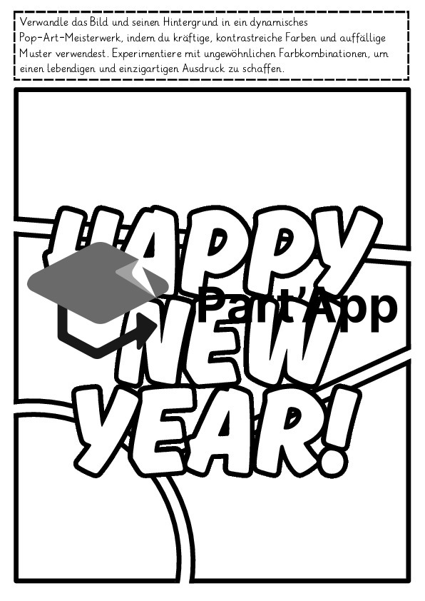 Neujahr Pop Art Grusskarte 2026_11