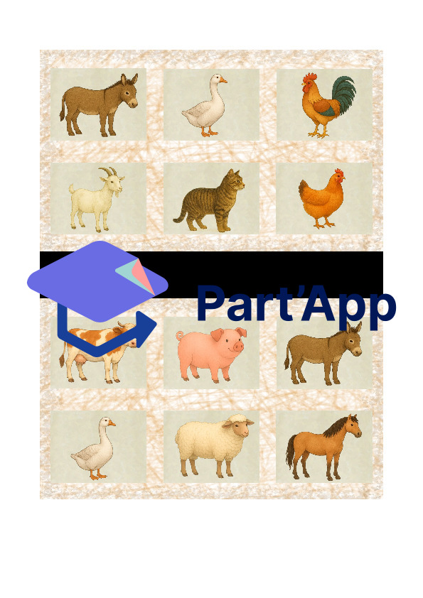 Bauernhof Bingo Kindergarten / DaZ_3