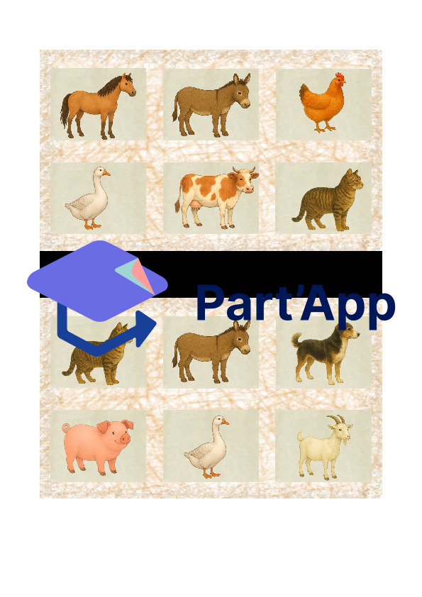 Bauernhof Bingo Kindergarten / DaZ_4