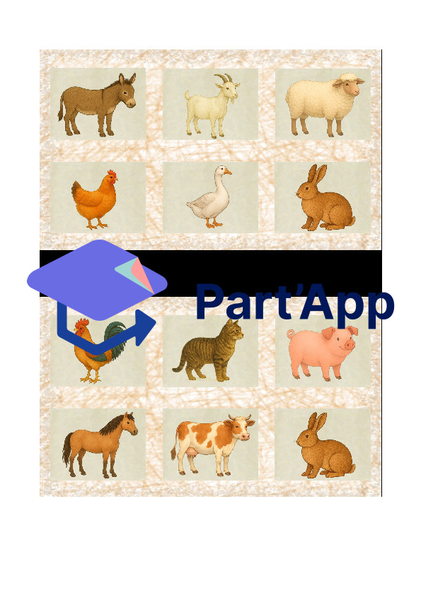 Bauernhof Bingo Kindergarten / DaZ_5