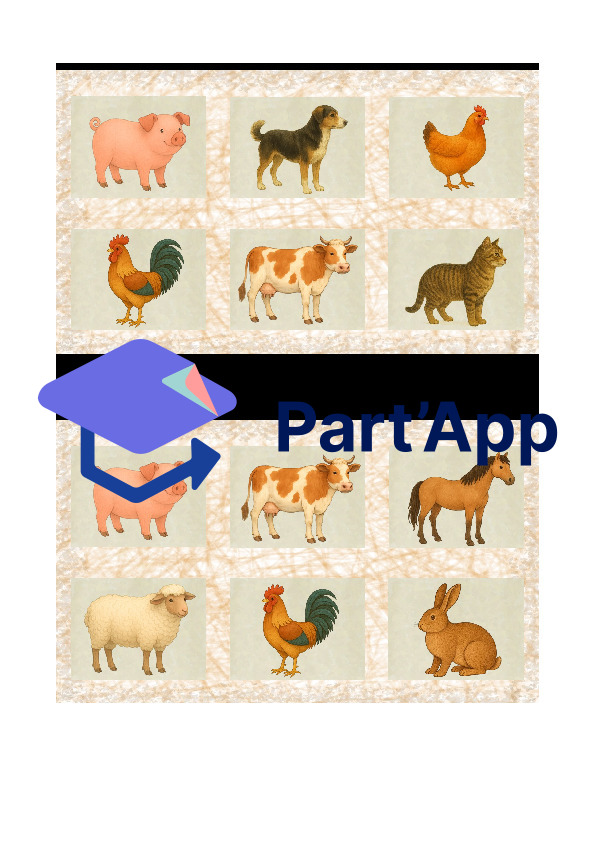 Bauernhof Bingo Kindergarten / DaZ_7