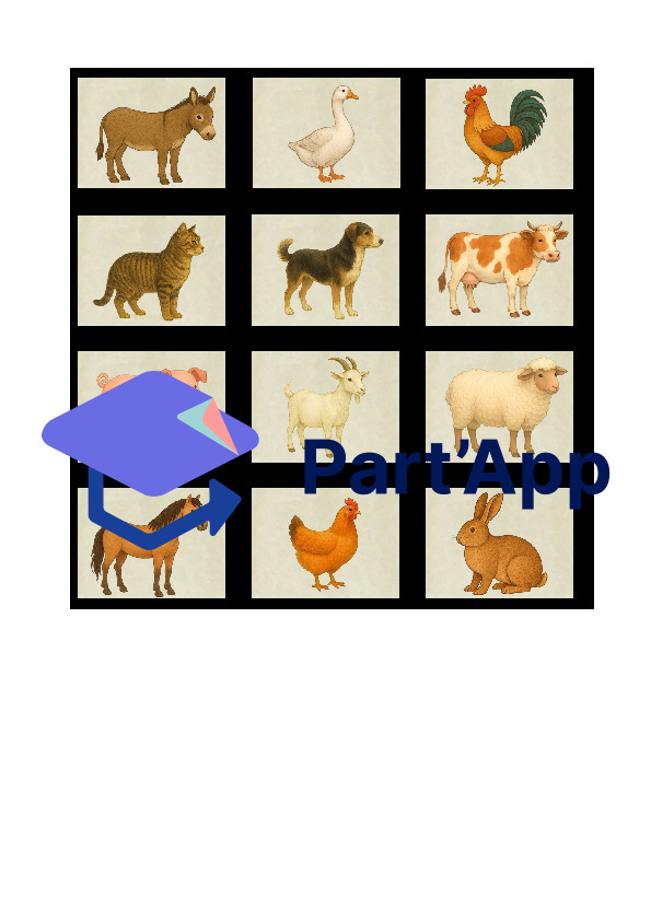 Bauernhof Bingo Kindergarten / DaZ_8