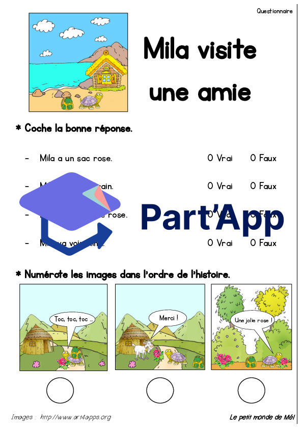 Lecture : Mila visite une amie_3
