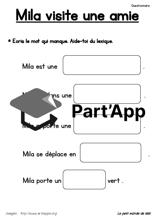 Lecture : Mila visite une amie_4