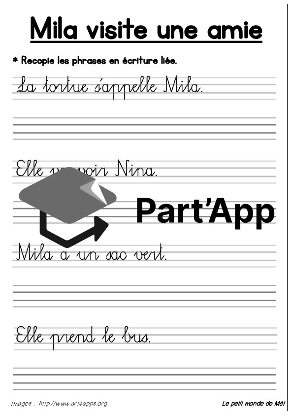 Lecture : Mila visite une amie_10