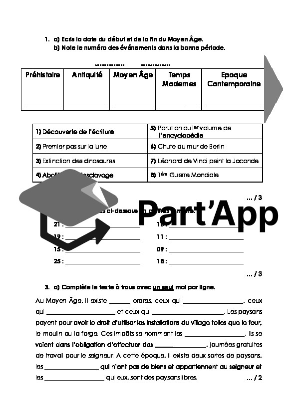Histoire 7H-8H - Evaluation sommative : Le Moyen Âge_11