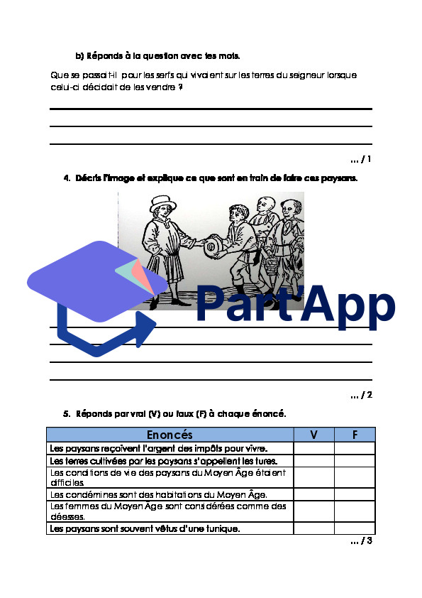 Histoire 7H-8H - Evaluation sommative : Le Moyen Âge_12