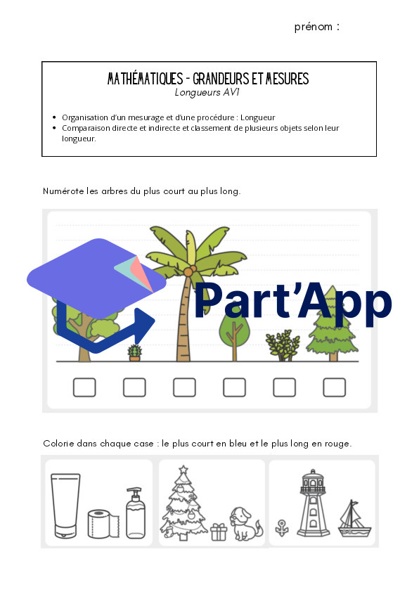 évaluation maths 3H - Grandeurs et mesures AV1.1_2
