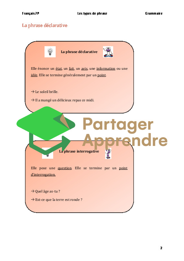 Les types de phrase_3