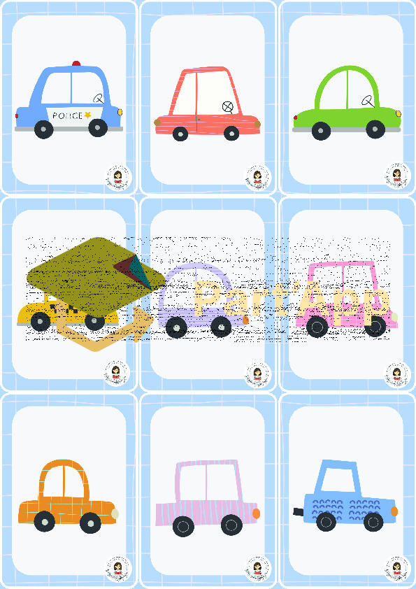 🃏 Jeu du Mistigri – Les véhicules 🚙 🚕 🚑_2
