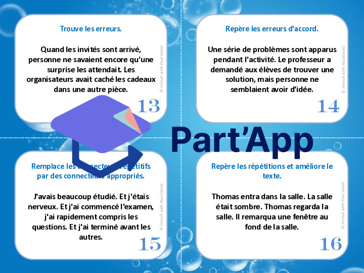 Mission : sauver le texte ! 24 cartes à tâches_5