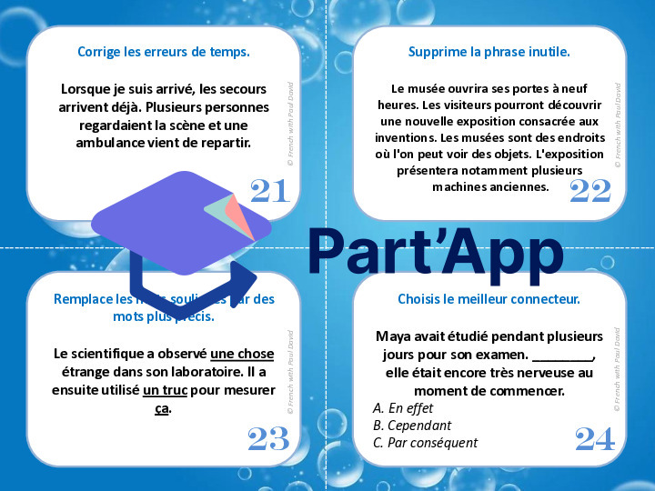 Mission : sauver le texte ! 24 cartes à tâches_7