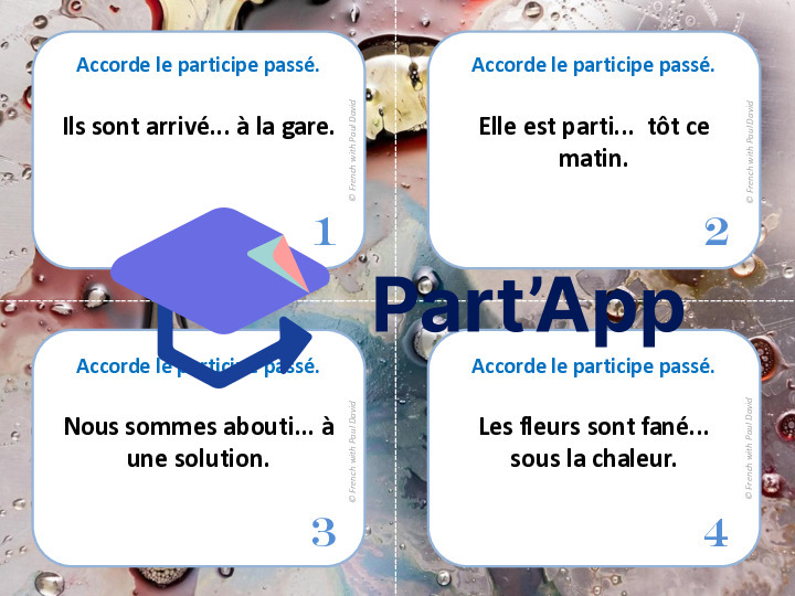 Le participe passé employé avec être - 28 CÀT_2