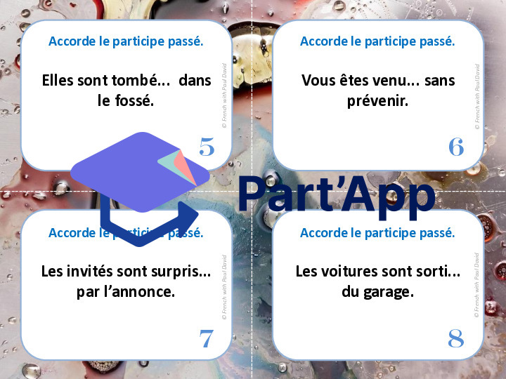 Le participe passé employé avec être - 28 CÀT_3