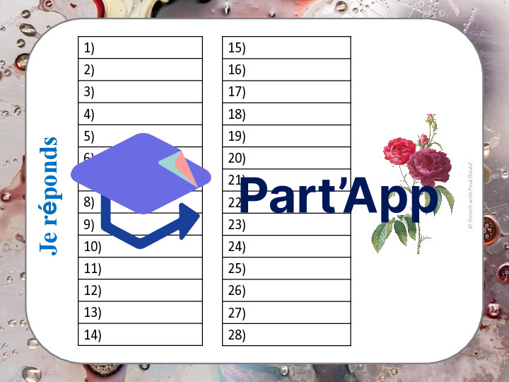 Le participe passé employé avec être - 28 CÀT_9