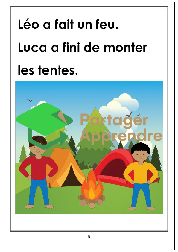 Rallye lecture 4P, livre 1 : le camping_10
