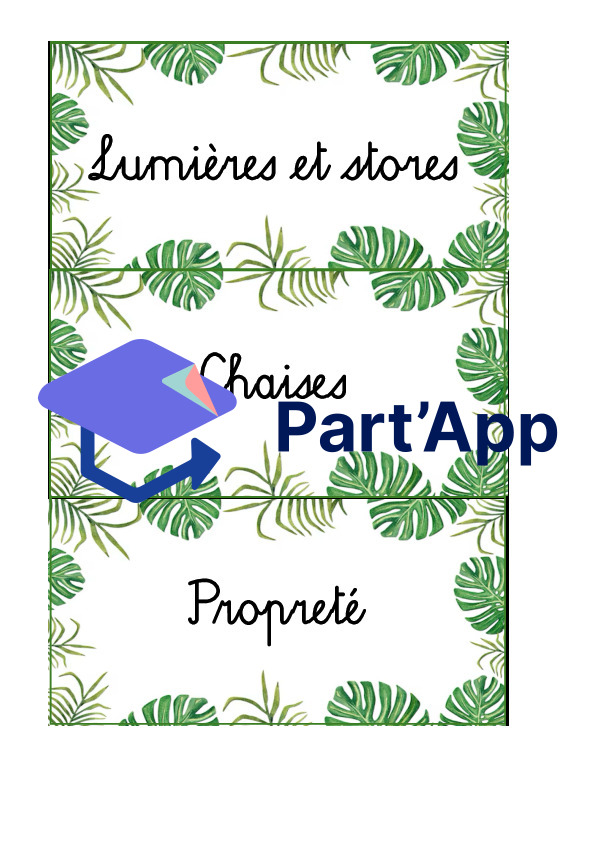 Responsabilités de classe - Jungle_17
