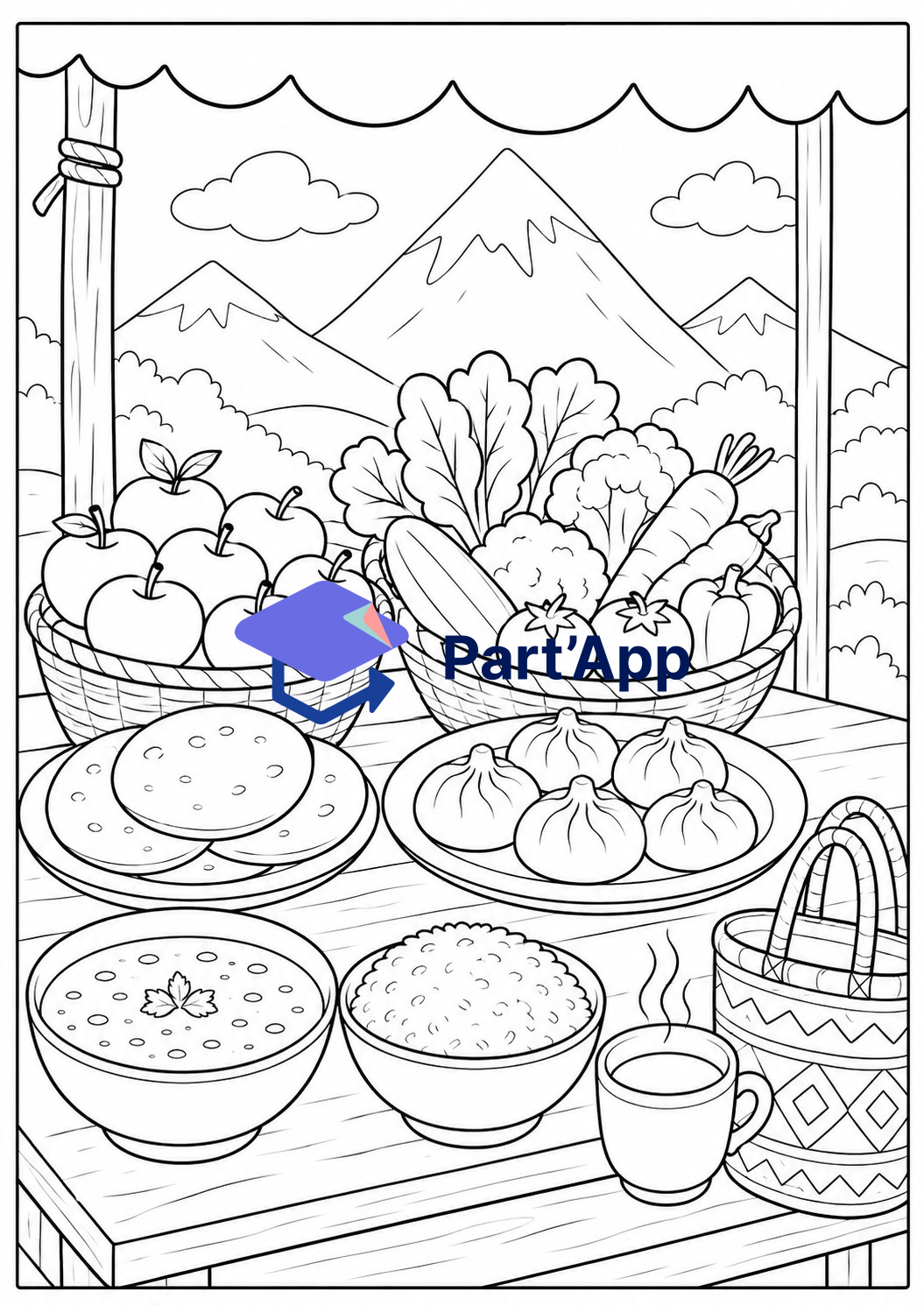 Coloriages sur l'Asie_3