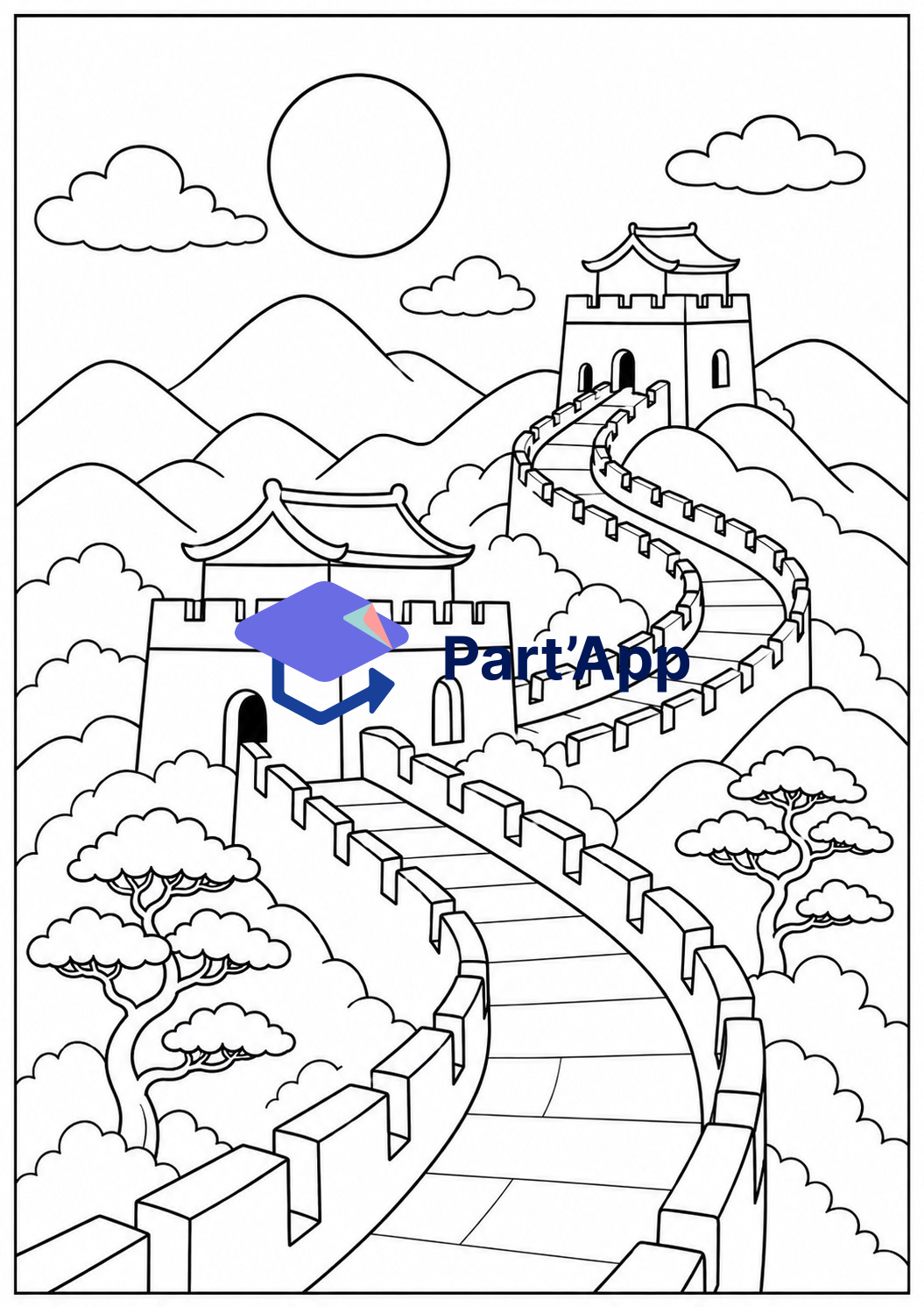 Coloriages sur l'Asie_8