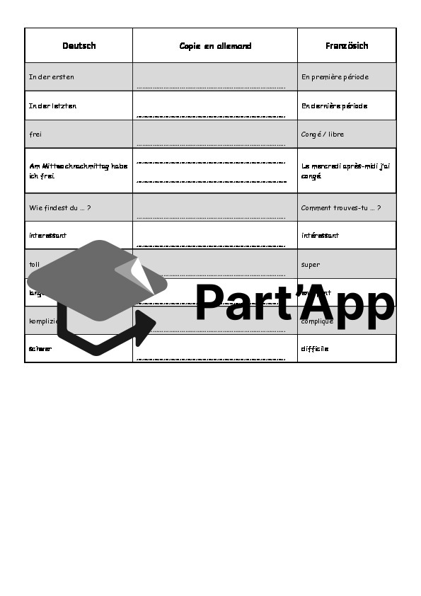 Allemand 8P - Junior 2ème édition - vocabulaire E1 à E12 à copier_5