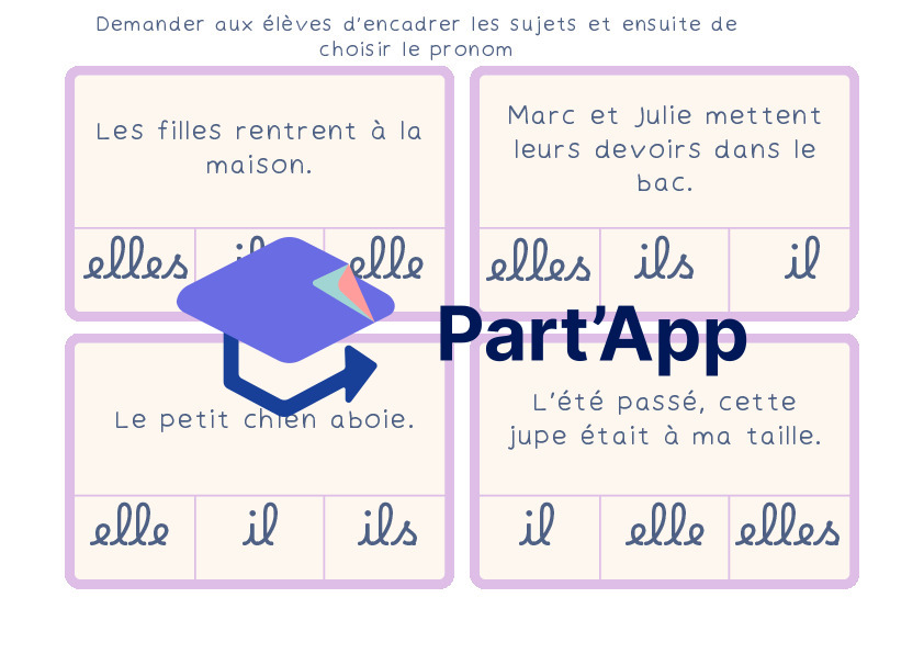 Fr 5P - Module 2 - grammaire - atelier :  le sujet et la pronominalisation_2