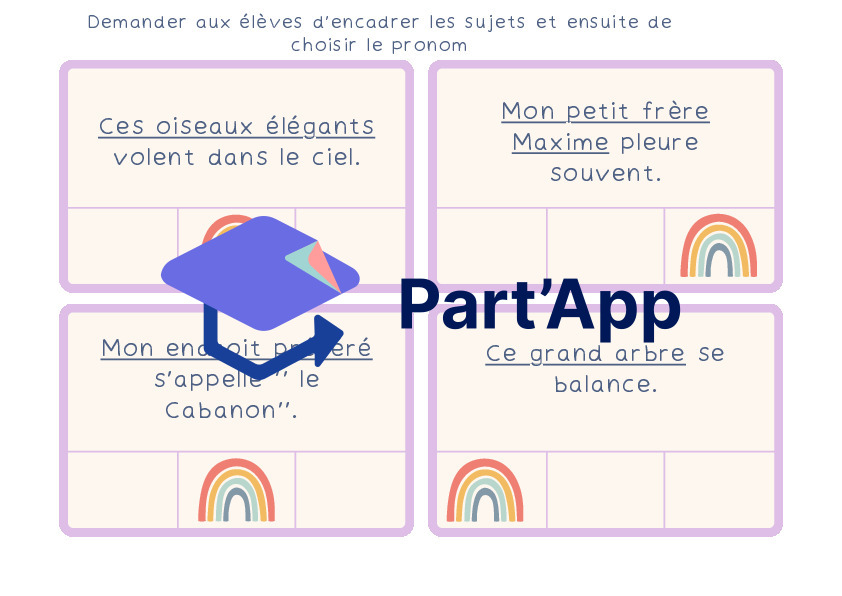 Fr 5P - Module 2 - grammaire - atelier :  le sujet et la pronominalisation_7