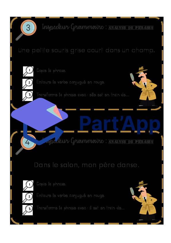 Inspecteur grammaire: analyse de phrases_4