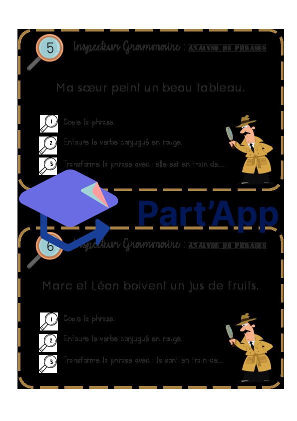 Inspecteur grammaire: analyse de phrases_6